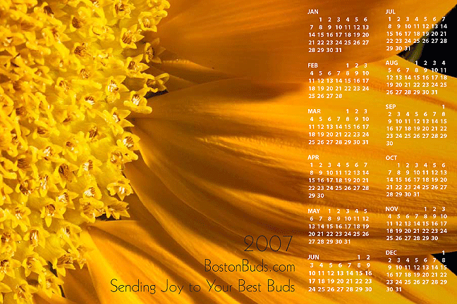 flower calendar