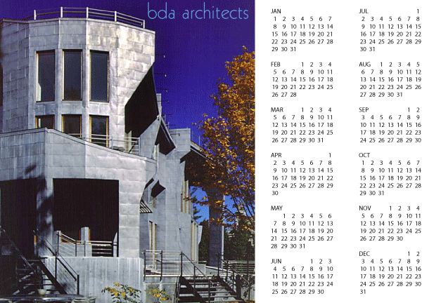 architect calendar